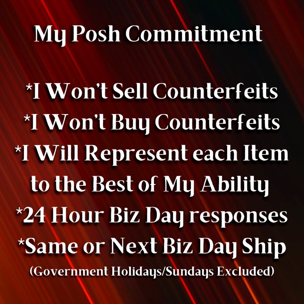 My Commitment to My Fellow Poshers!